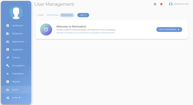 Create a Reminder Step 1